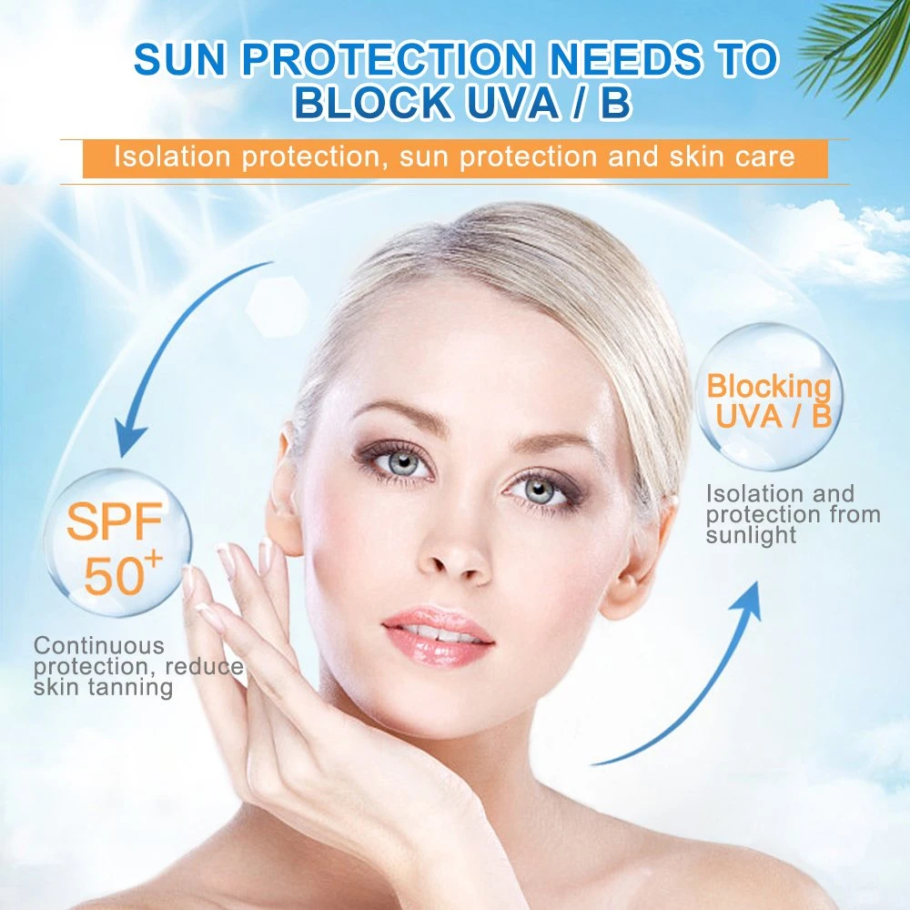 Protector Solar Facial blanqueador de piel loción de protección solar