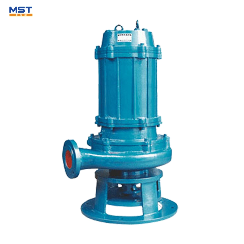 Non-Clogging Submersible Sewage Dirty Waste Water Pump Stainless Steel Sewage Submersible Sludge Pump Wq Submersible Cutter Grinder Pump