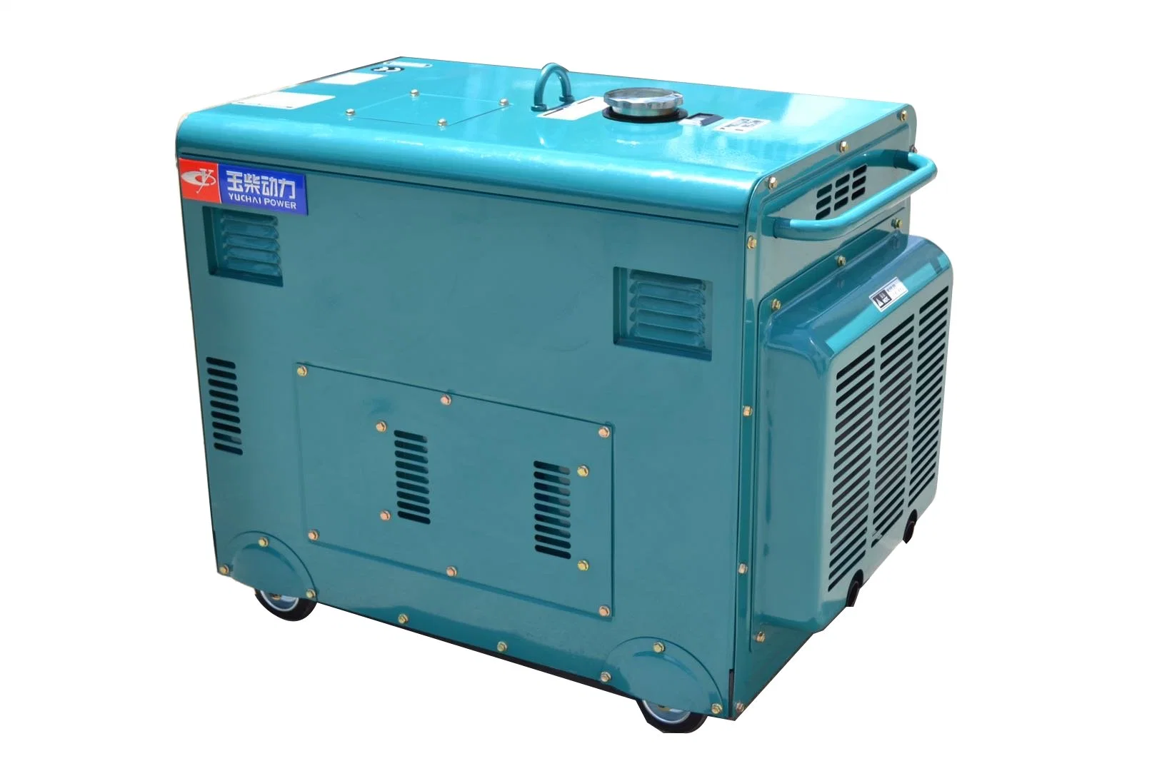 Air Cooled Power Electric Generator Single/Three Phase 4.5kw 6kVA Diesel Generator Silent Portable for Home Restaurant