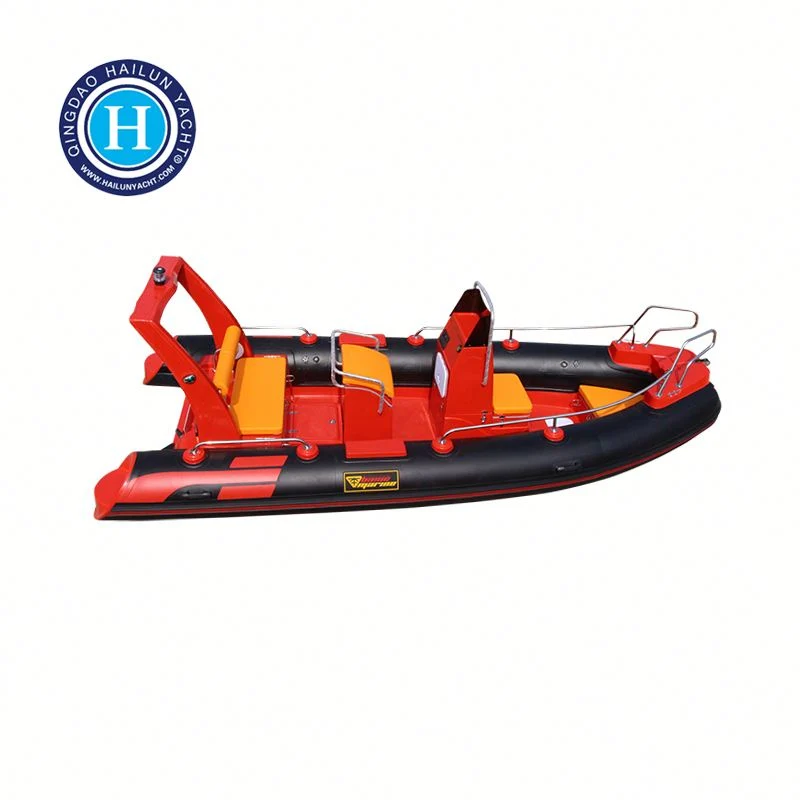 17FT Rigid Inflatable Boat Sport Boat Fishing Boat Rib520 for 10+1 Person
