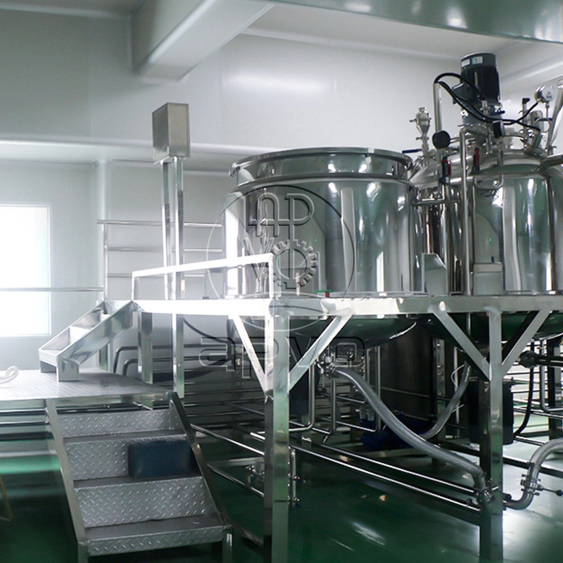 High Shear Cosmetic Mixer Homogenizer Cream High Pressure Homgenizer Mixing Tank