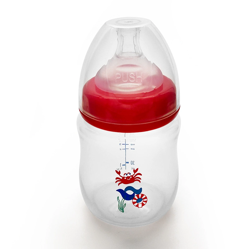 OEM Оптовая торговля продуктами питания малыша с мягкая силиконовая соска бутылочки для кормления малыша