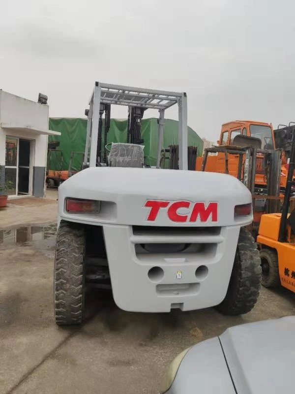 6000mm Height Tcm Diesel Forklift10tons Japanese Engine Good Condition