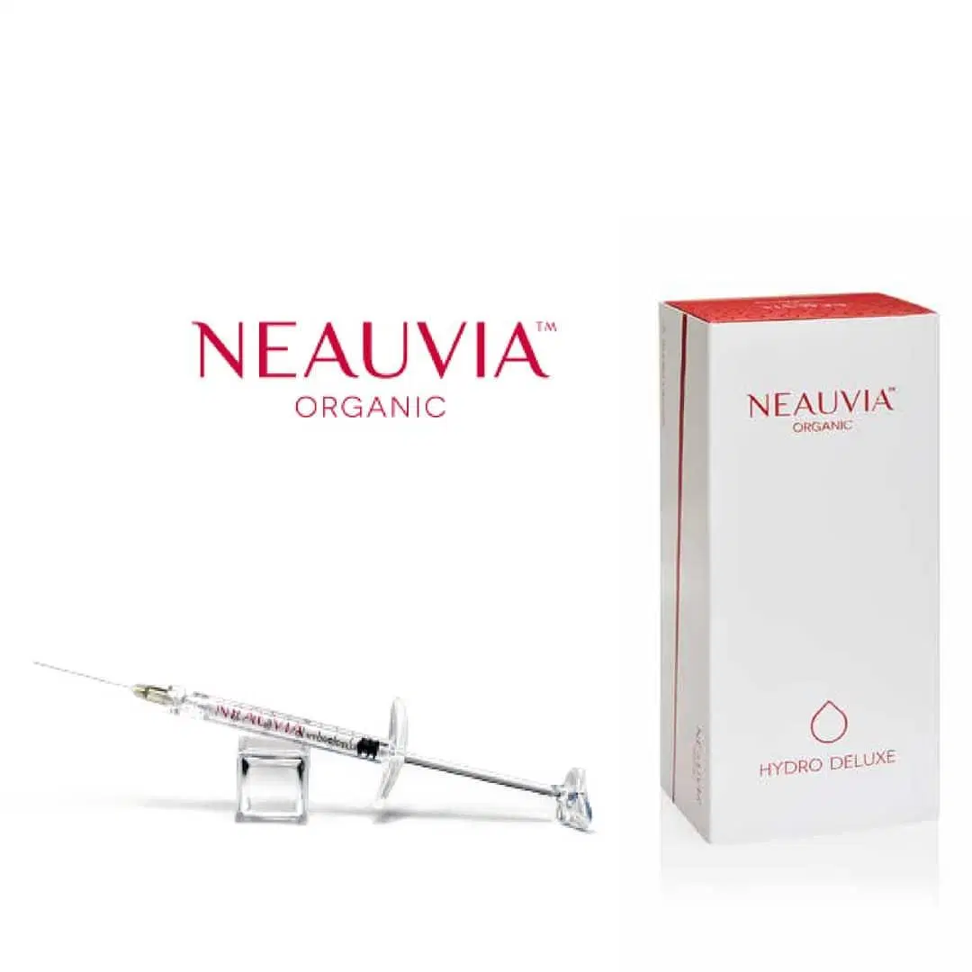 Neauvia Organic Hydro Deluxe (2X1ml) Skin Boosters Hydra Caha Amino Acids - Glycine and L-Proline for Skin Immediate Hydration Juvelook