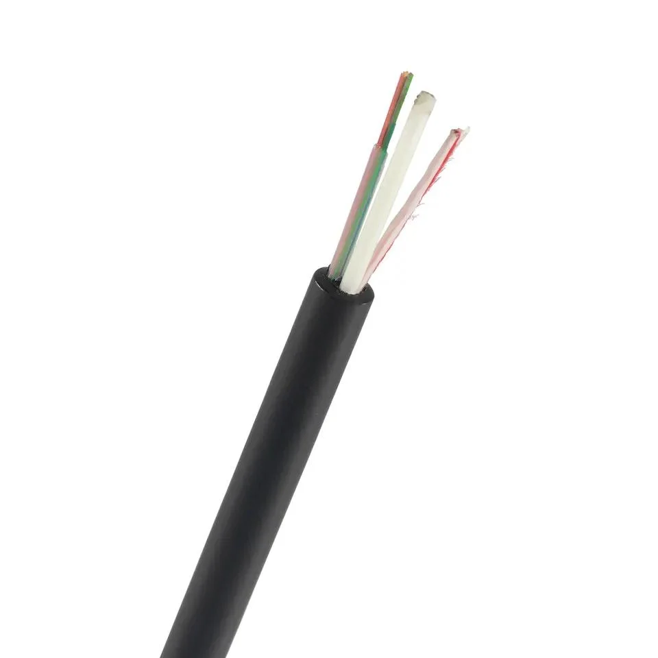 FTTH Mini ADSS Asu Câble à fibre optique avec membre de résistance FRP