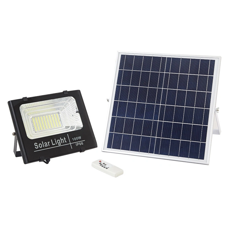 IP66 Outdoor Waterproof and Lightning Protection Solar Flood Lighting with Anti-Shedding PC Glass Frame