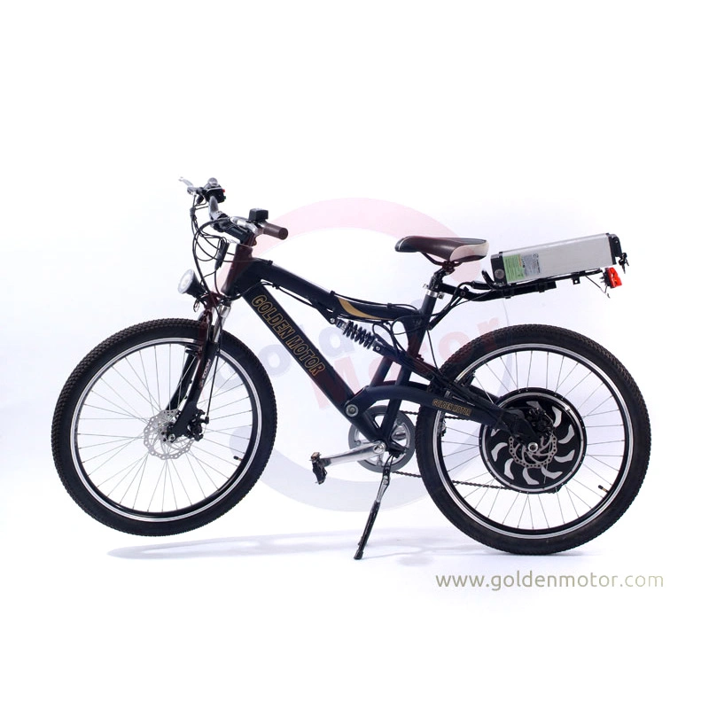 World Best Electric Bike From 500W -1500W with CE Proved BLDC Motor /6 Speed Tourney&reg; Derailleur & Shifter System//Front & Rear Disc Brake System /