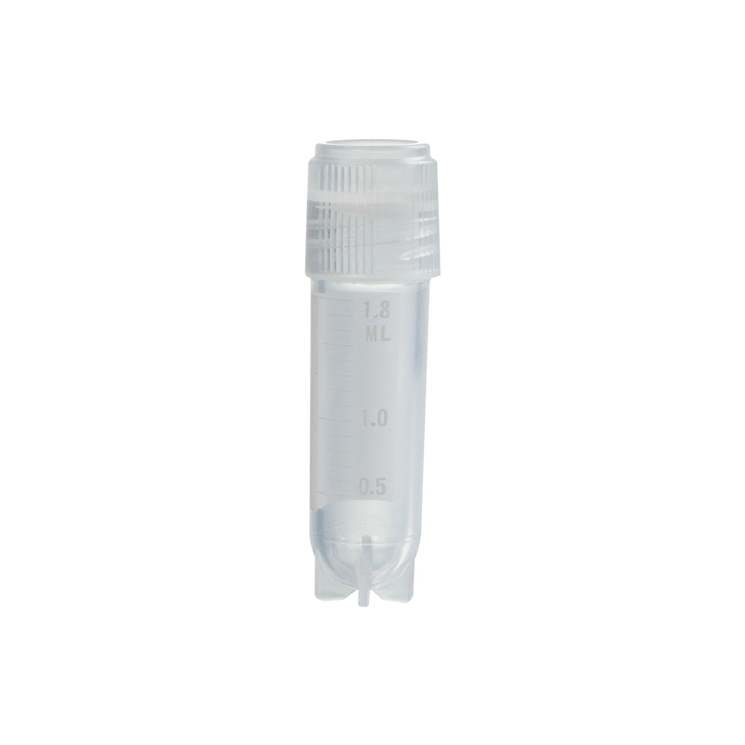 0.5ml 1ml 1.5ml 1.8ml 2ml 3.6ml 4.5ml 5ml Cryotube Molded Graduation Dnase/Rnase Free Flat Bottom Cryovial Tube for Lab Use