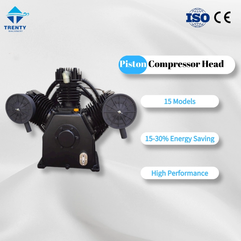 Economical High Efficiency Air Compressor Parts 1.2m3/Min 1.4MPa Oil-Lubricated Portable Piston Air Compressor Head (W115IIB)