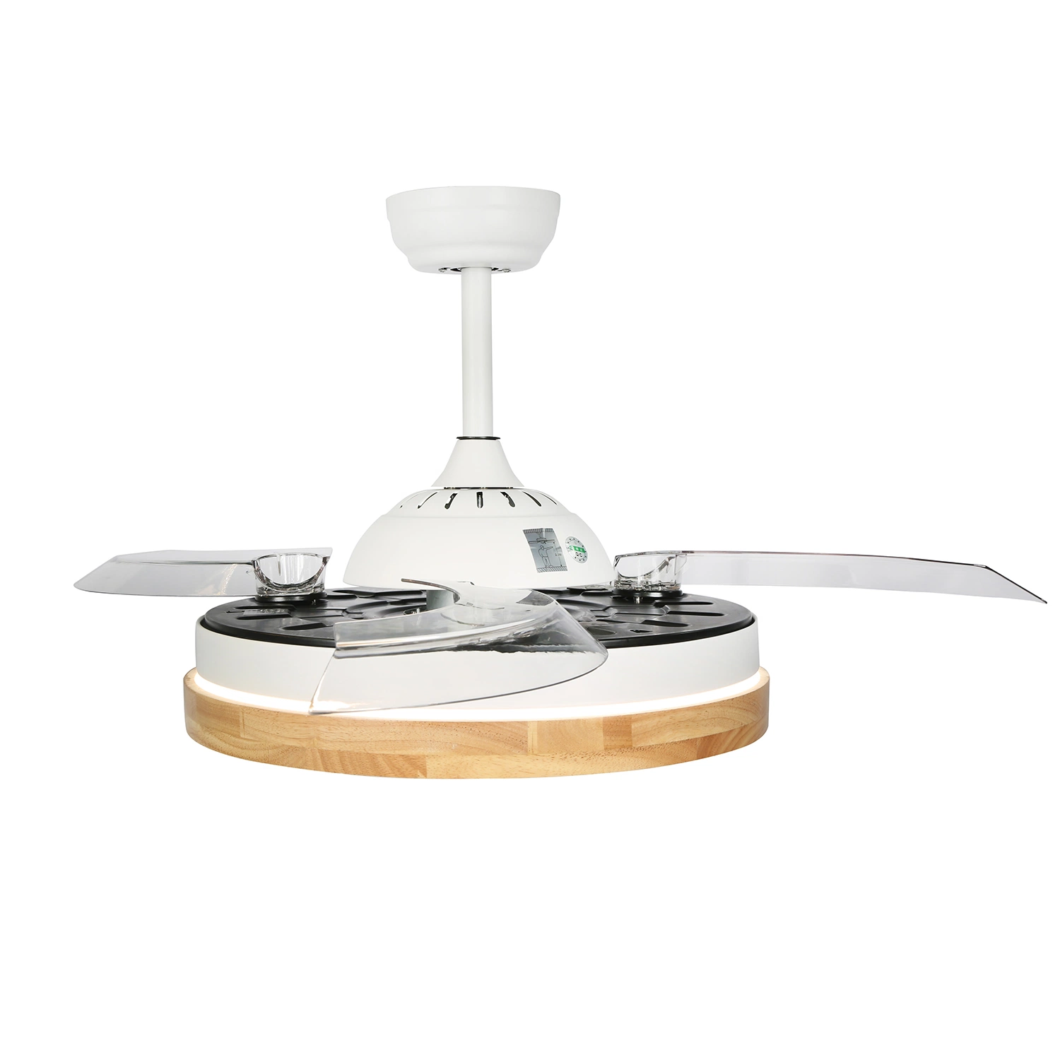 Invisble Ceiling Fan with Light DC Fan Motor, Bluetooth APP Control F9992-2