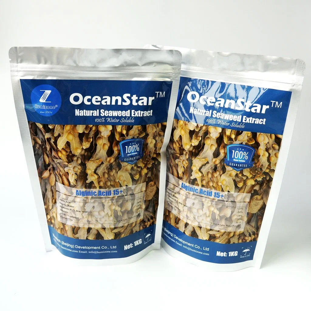 Extracto de Algas marinas naturales Oceanstar Flake fertilizantes