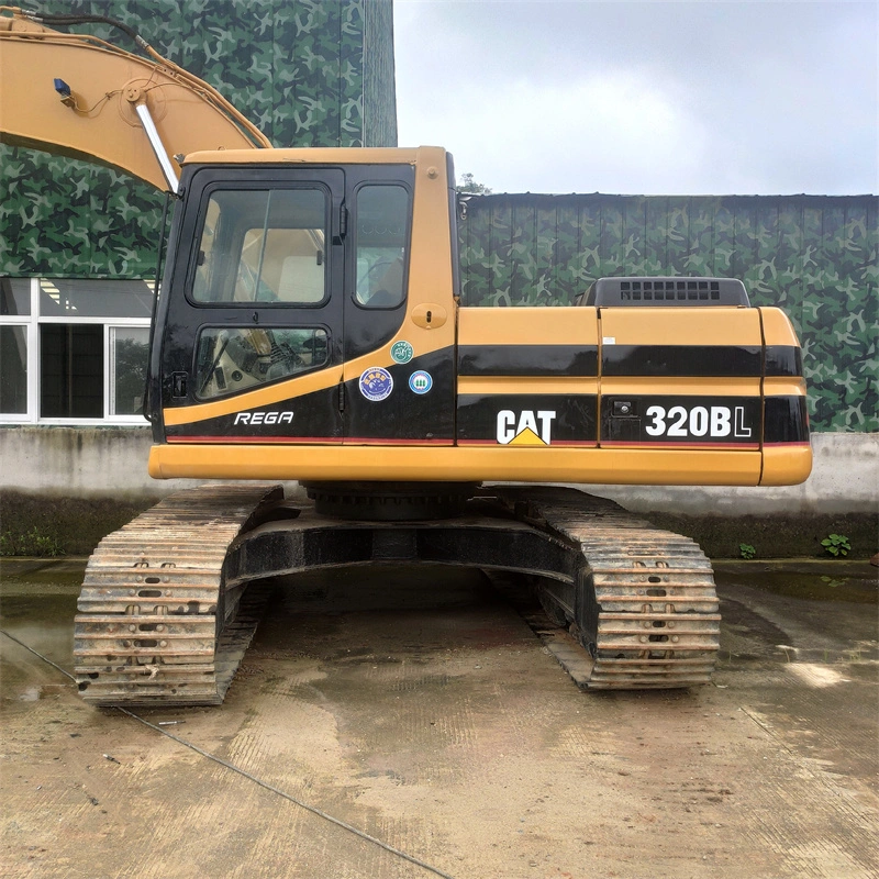 Escavadora usada maquinaria de construção de 320 bl Cat tractor de rastos hidráulicos de segunda mão Com alto desempenho