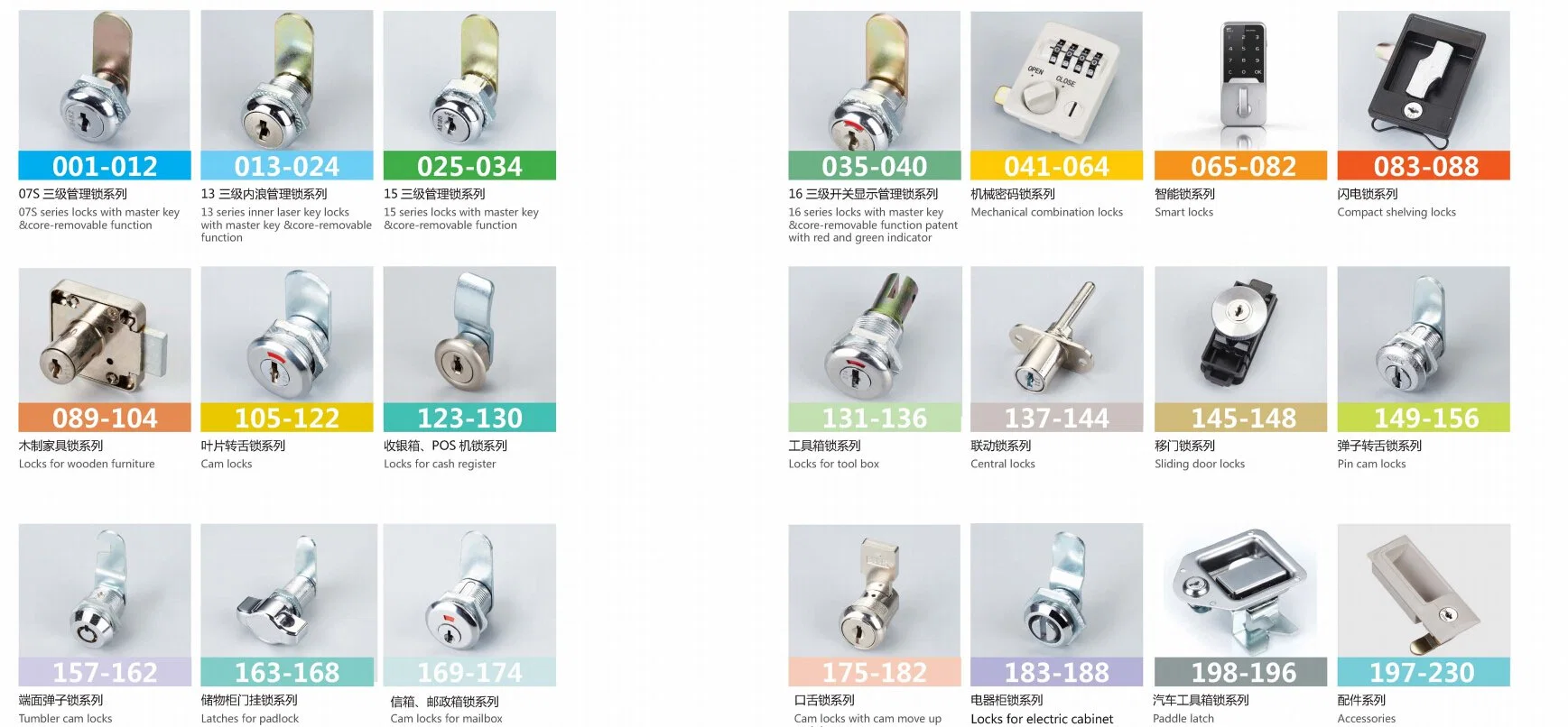 Wangtong High quality/High cost performance Zinc Alloy Bolt Lock