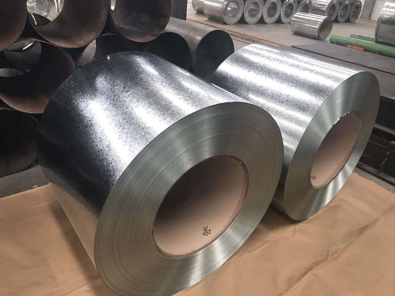 Bobina e Folha de aço galvanizado a quente G90 Export