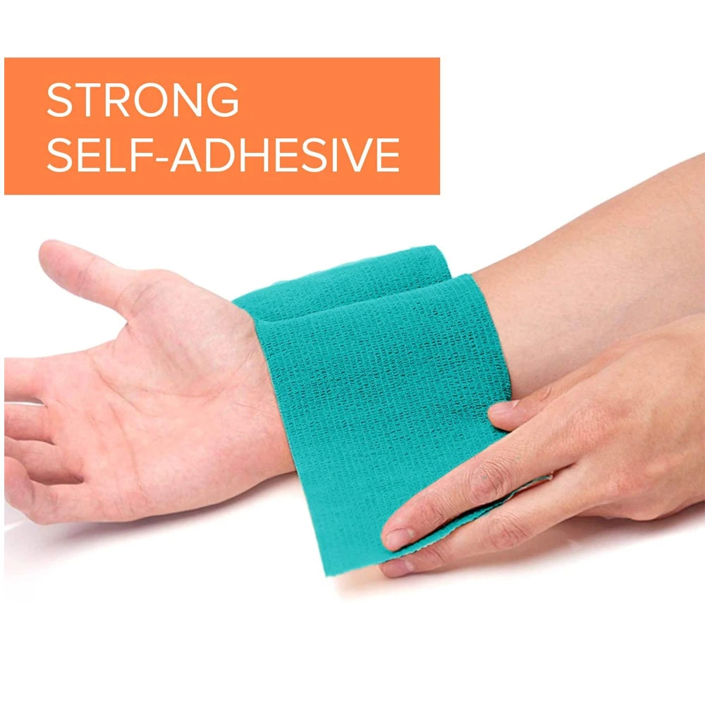 Self-Adhering Bandage for Pain Relief, Muscle Support