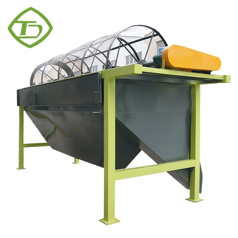 New Self-Cleaning Screening Organic Fertilizer Rotary Drum Compost Sieve Machine