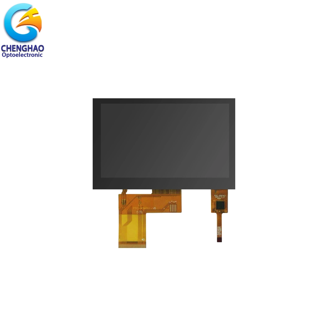 Industrial Grade 4.3" LCD Panel Transmissive / Normally Black Wqvga Full Color Display