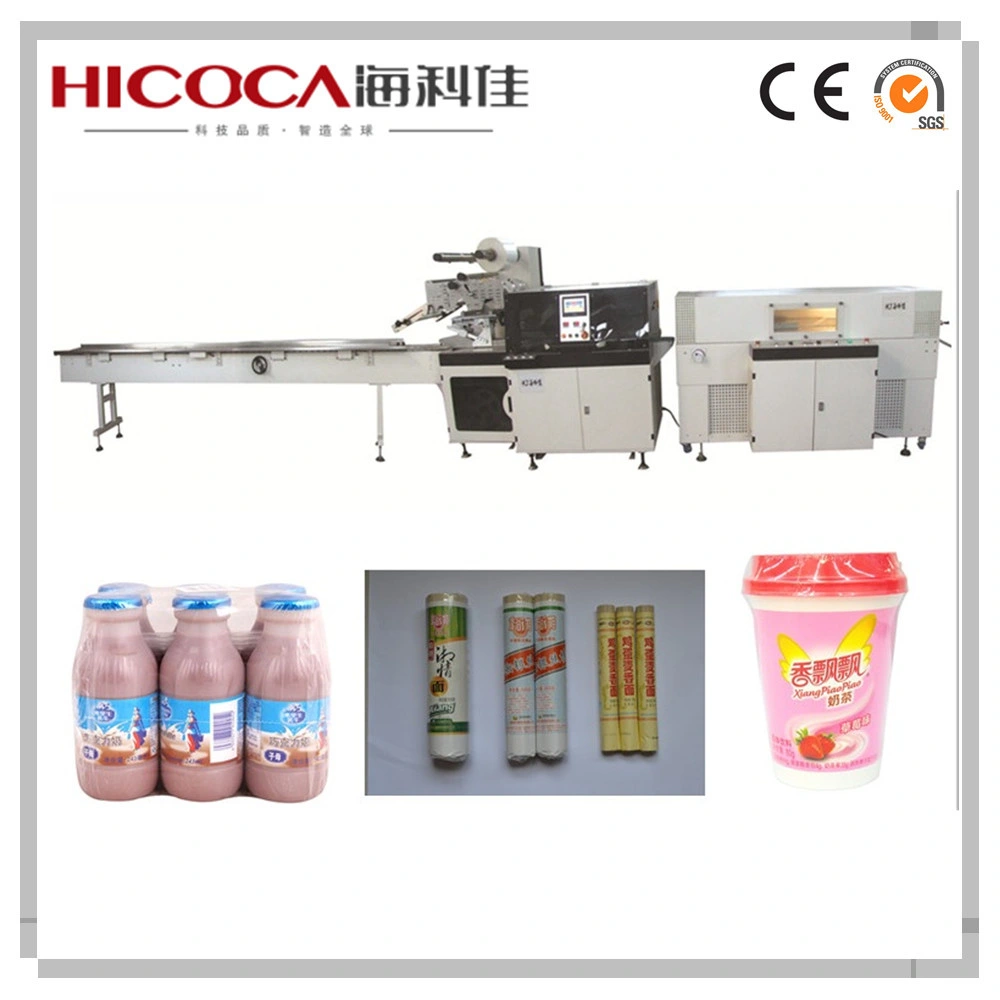 Instant Noodles Cup Automatic Cutting and Heat Shrink Packing Machine