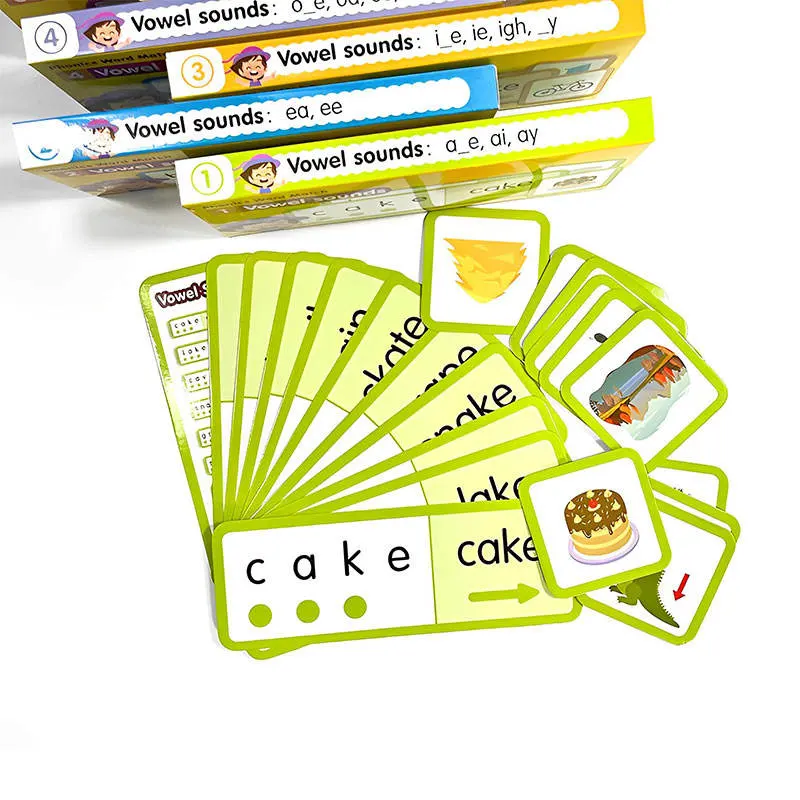 Natural Pronunciation Refers to Reading Cards Printing in Primary School English Textbooks