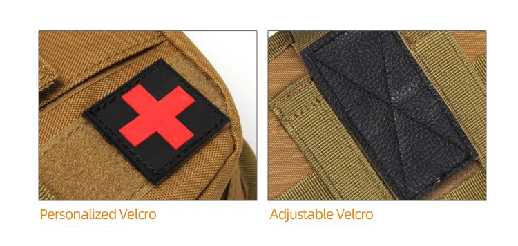 Estojo de primeiros socorros Tactical Molle Mini Bolsa de emergência Estojo de salvamento Travel Camping