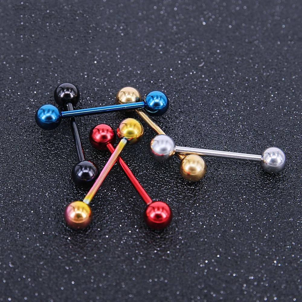 Tongue Piercing Barbells Colorful Tongue Rings