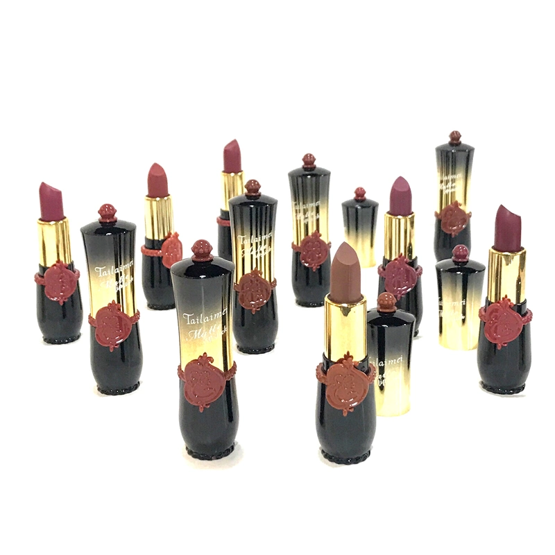 24 Colors Fashion Matte Lip Stick Matte Lipstick Private Label Makeup Colorful Flash Moment Lipstick Vegan