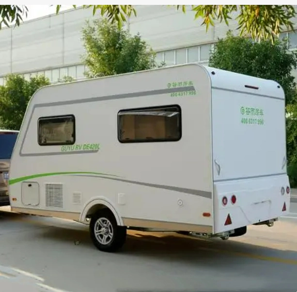 2022 Nuevo remolque de coche personalizado remolque móvil trailer Trailel 110-380V Caravana con WC Cocina Ducha Camas