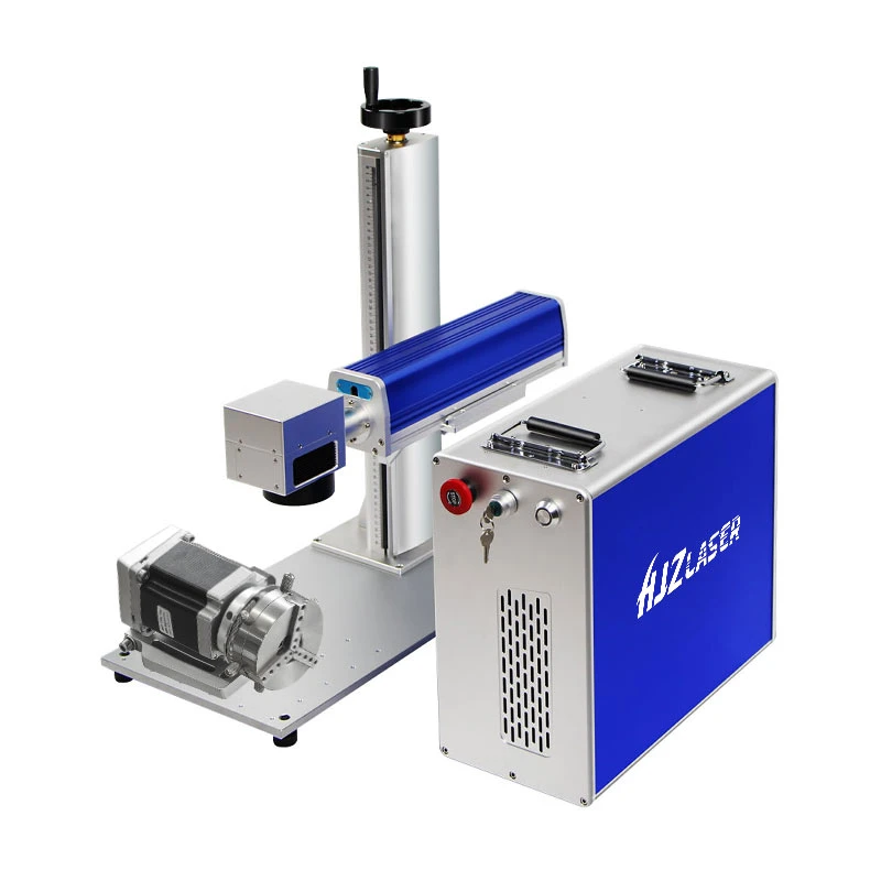 Jewelry Ring Marking Machine Fiber Laser 20W 50W Nameplate Metal Marker Steel Raycus Max