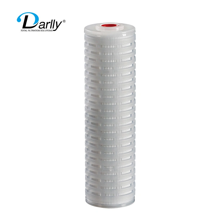 Membrane en PES Darlly Double-Layer hydrophiles cartouche de filtre plissé 022UM PES asymétrique des filtres pour filtration des liquides visqueux