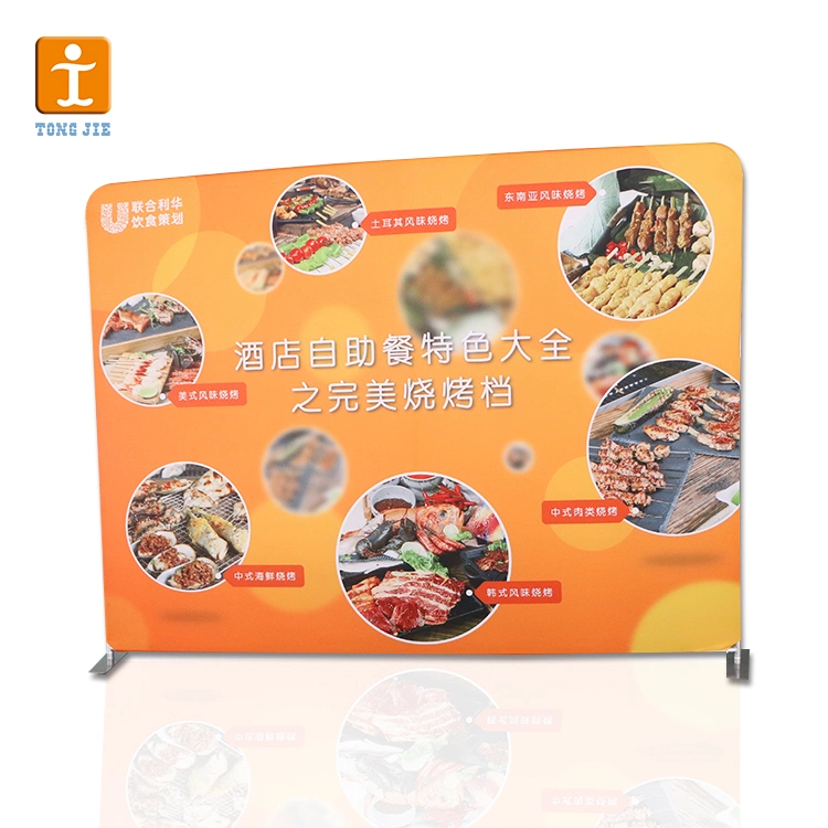 Tension Fabric up Banners Stand Aluminum Backdrop Straight Aluminum Tension Fabric Banner