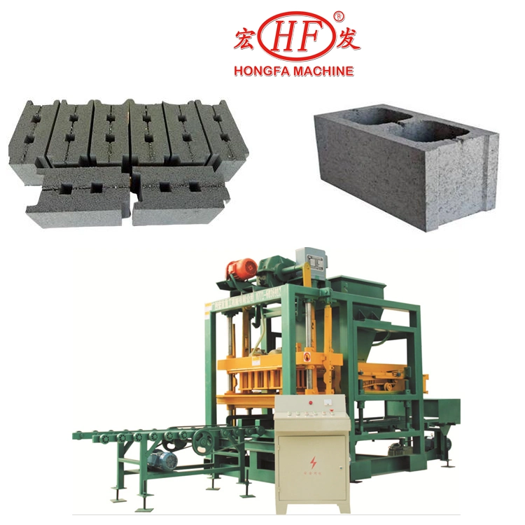 Qtj4-25c Cement Construction Hollow Block Bricks Making Manufacturing Machine