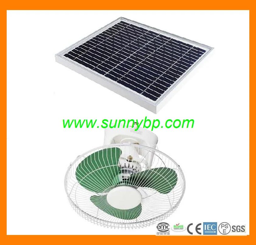 Newest AC DC Orbit Solar Ceiling Fan on Sales Promotion