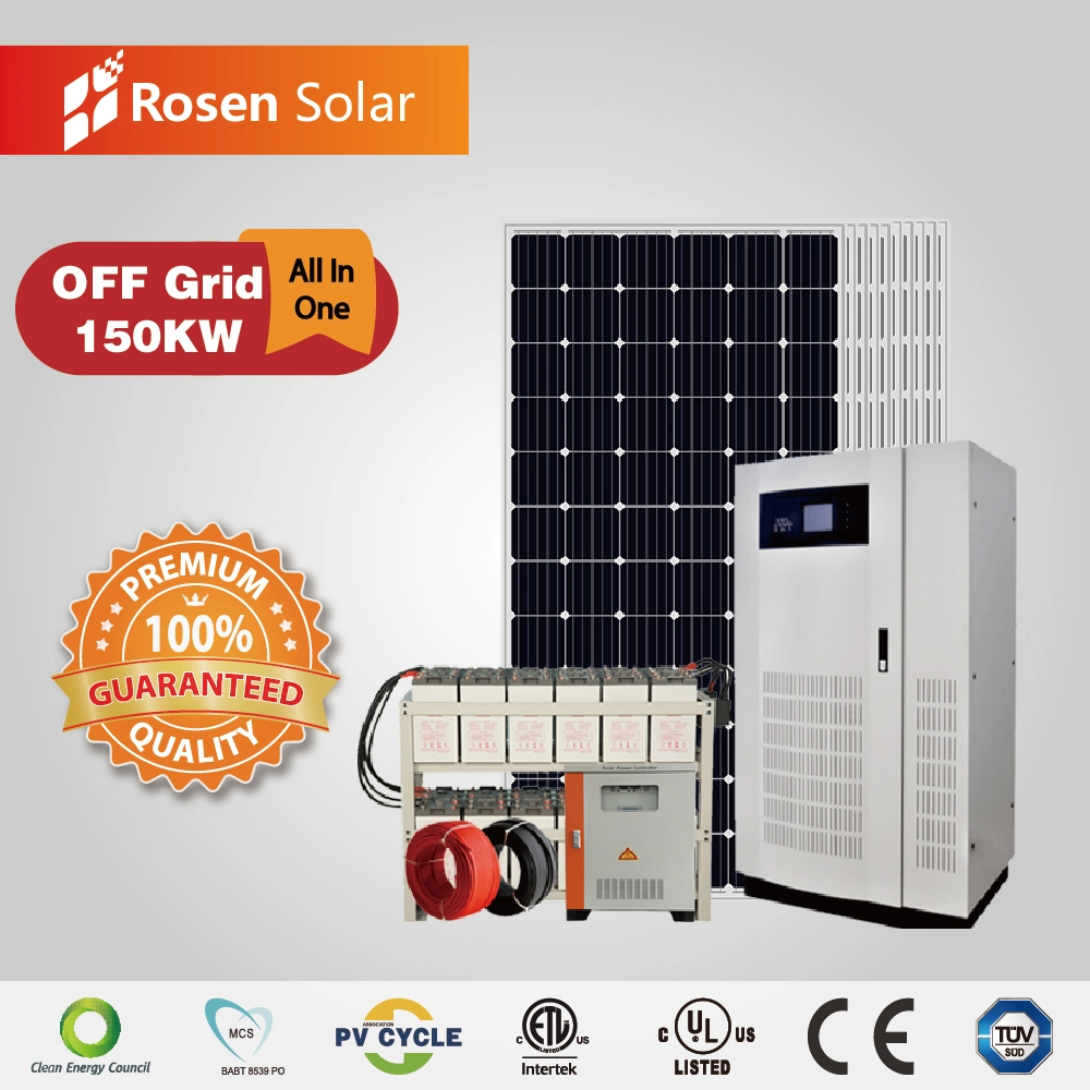 Fuera de la red 150kw de Energía Solar Fotovoltaica Productos