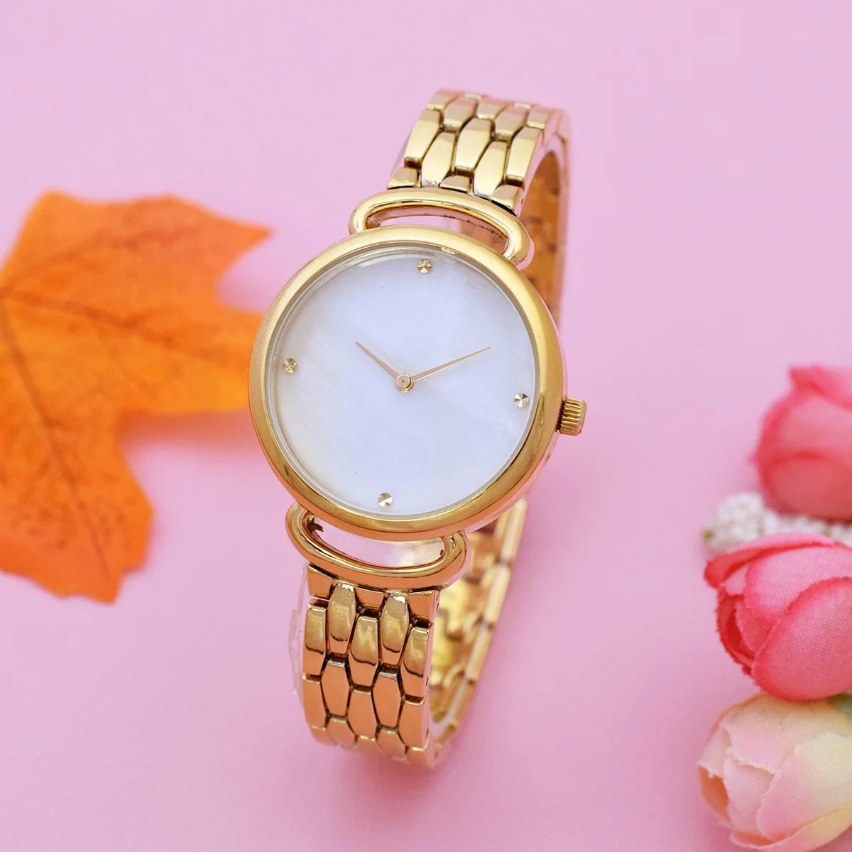 High Quality Brand Watch Women Metal Lady Watches Alloy Quartz Factory Watch for H&M