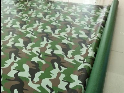 Derflex camuflaje de PVC Lona material para cubiertas de lona azul