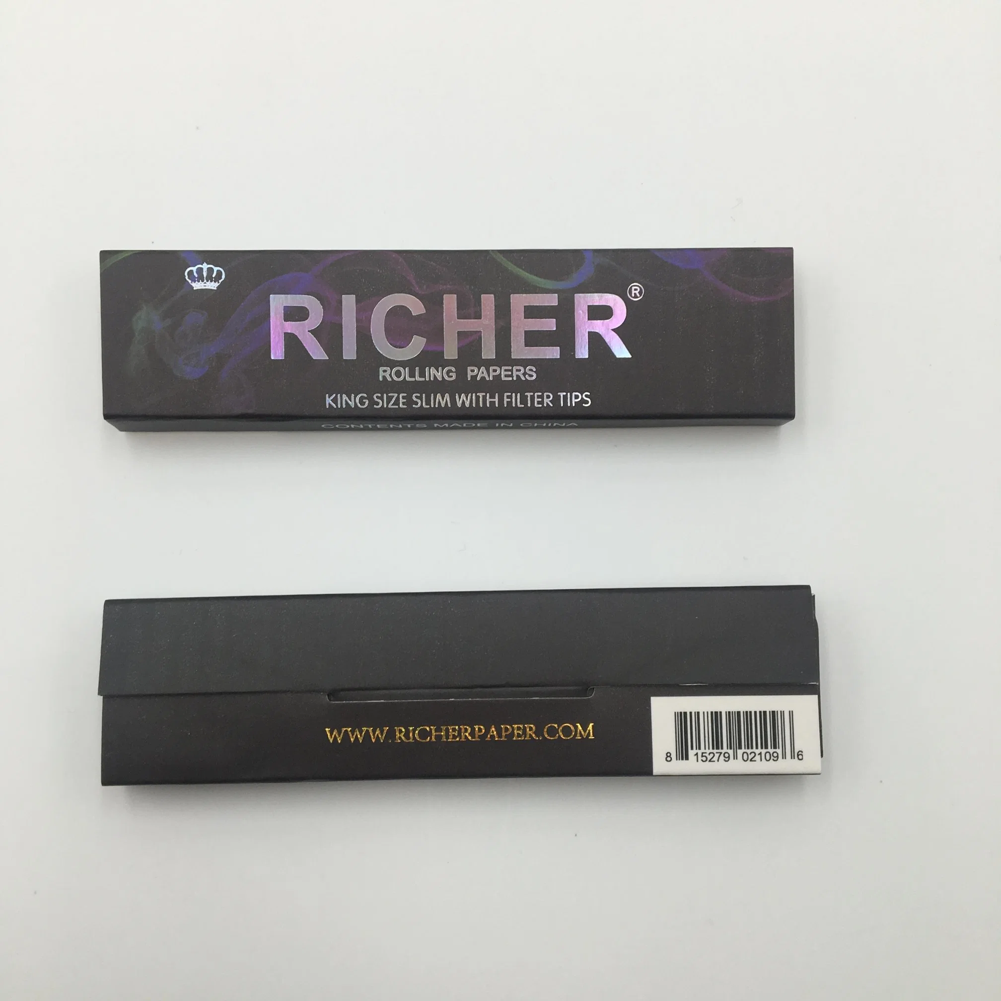 Foil Gold Custom Package Smoking Rolling Paper