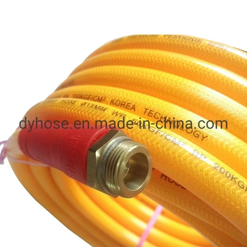 Agriculture Flexible PVC Braided Reinforced Spray Water Air Pipe Korea High Pressure Hose