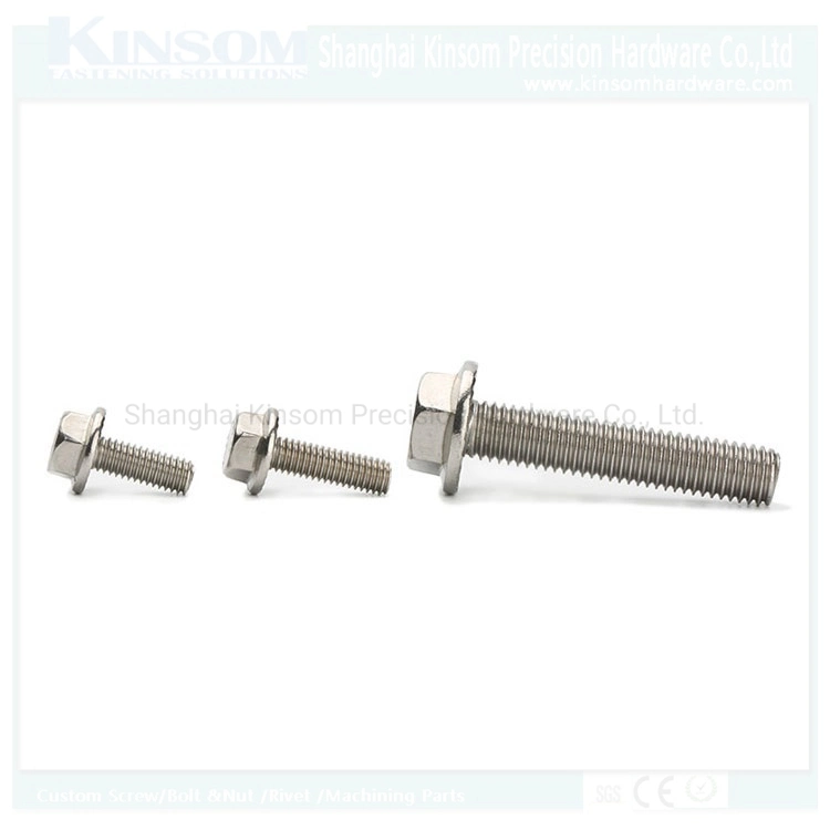 Hexagon Flange Head Bolt/Steel Bolt/Hex Flange Bolt and Nut Full and Partial Thread