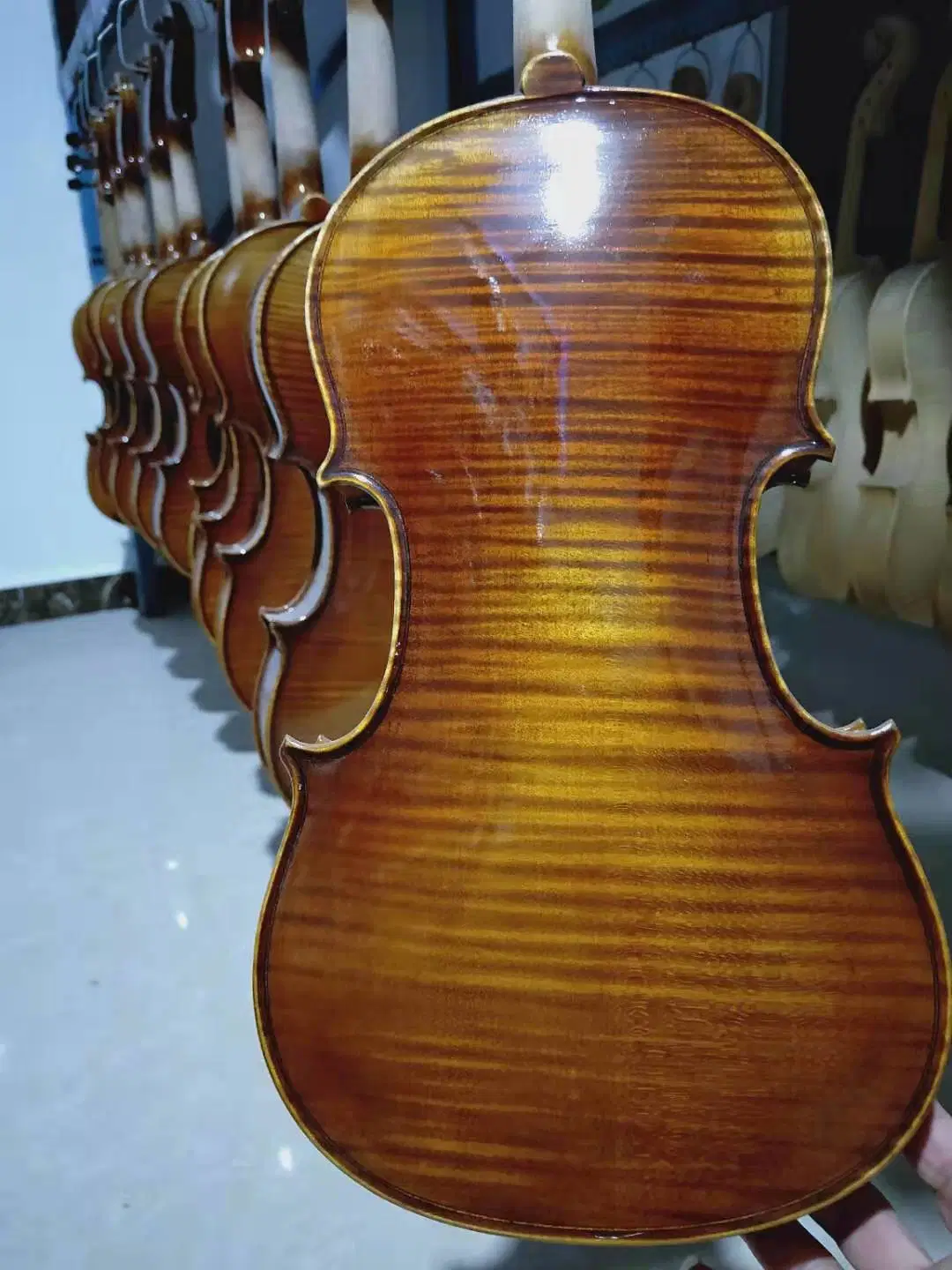 One Piece Back Hand Made High Master Violin (AVA300S)