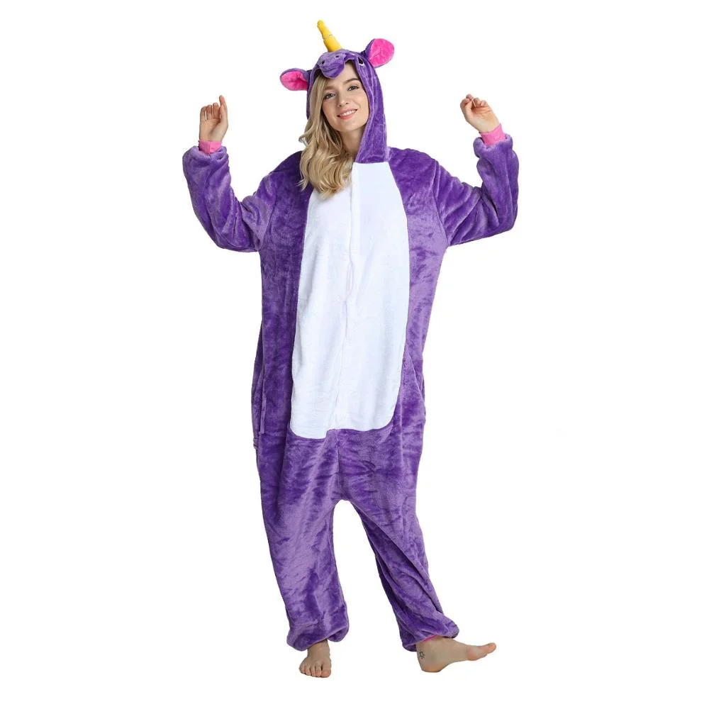 Women's Cartoon Onesie Pajamas Nightwear Home Clothes Sleeping Pajama for Lady