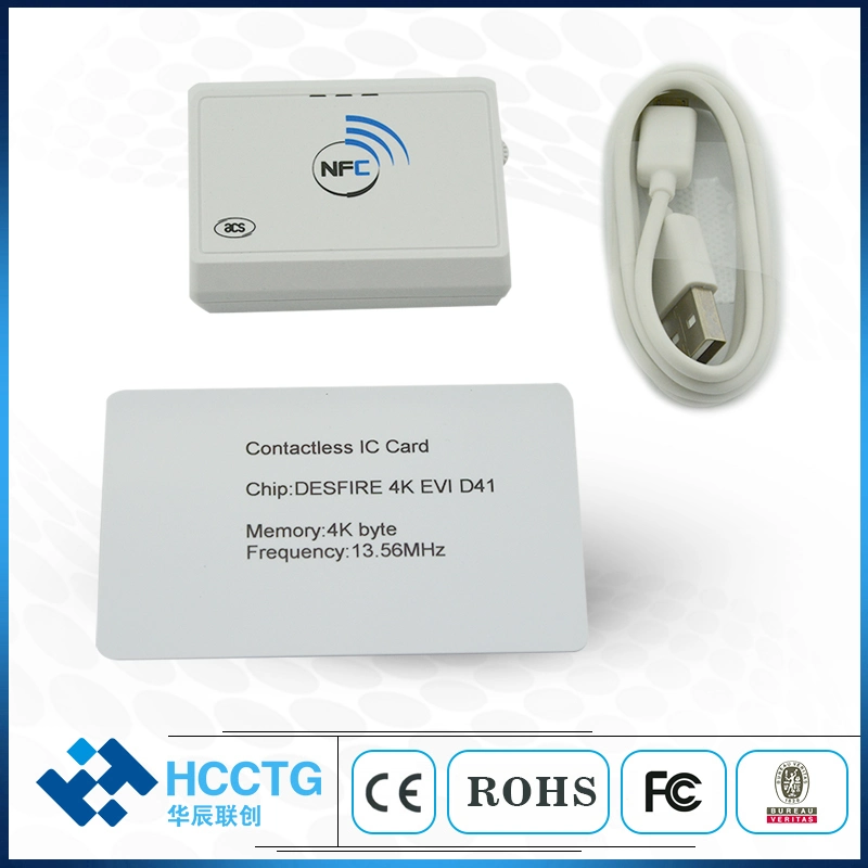 Mini-lecteur de carte sans contact RFID mobile Smart Bluetooth mPOS Android (ACR1311U-N2)