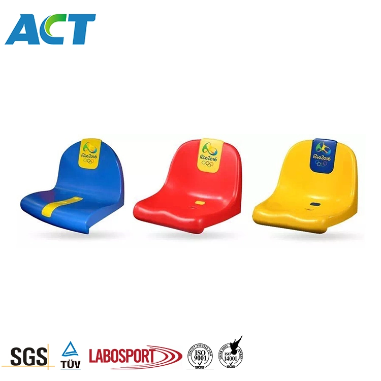 PP Injection Molded Fixed Plastic Stadium Chair, Plastic Bucket Seat for Football Stadium