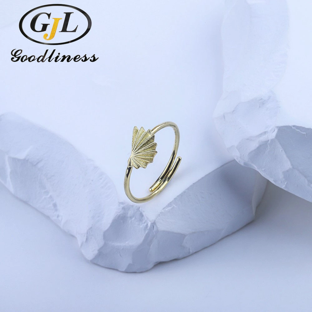 Fashion Silver Plain Folding Fan Shaped Necklace Earring Ring Bracelet Jewelry Set