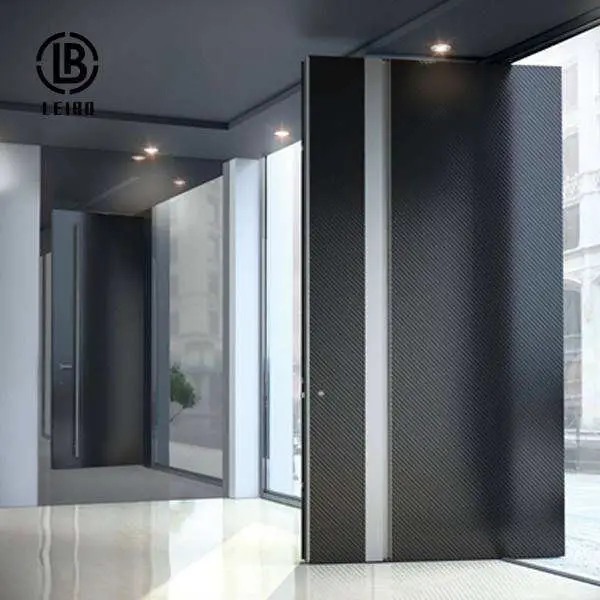 Front Door Design Aluminum Middle Swing Door Is Durable and Fireproof 70