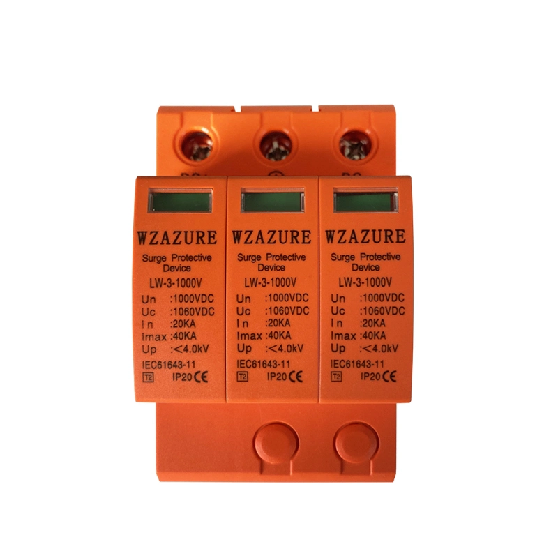 Surge Protector Protective Low-Voltage Arrester Device DIN Rail Type