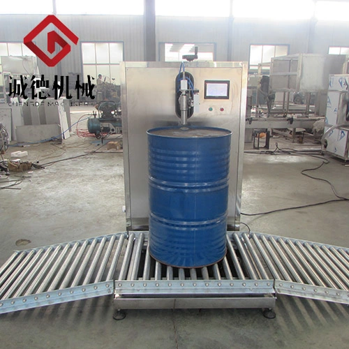 200L Steel Drum Lid Opening Filling Sealing Fully Automatic Filling Machine for Chemicals