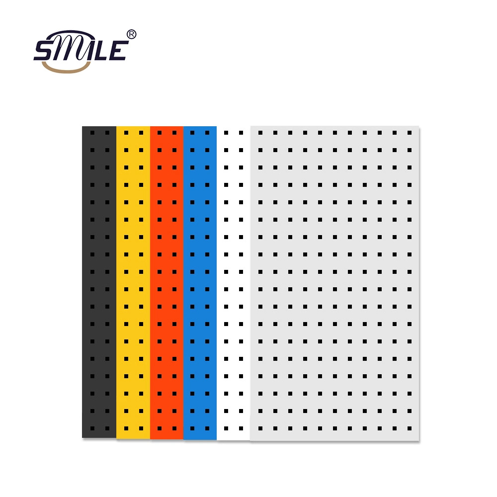 Sonrisa Pared Multimedia Hardware Garaje Pegboard Muro Pantalla de la herramienta de Metal Plástico Pegboard