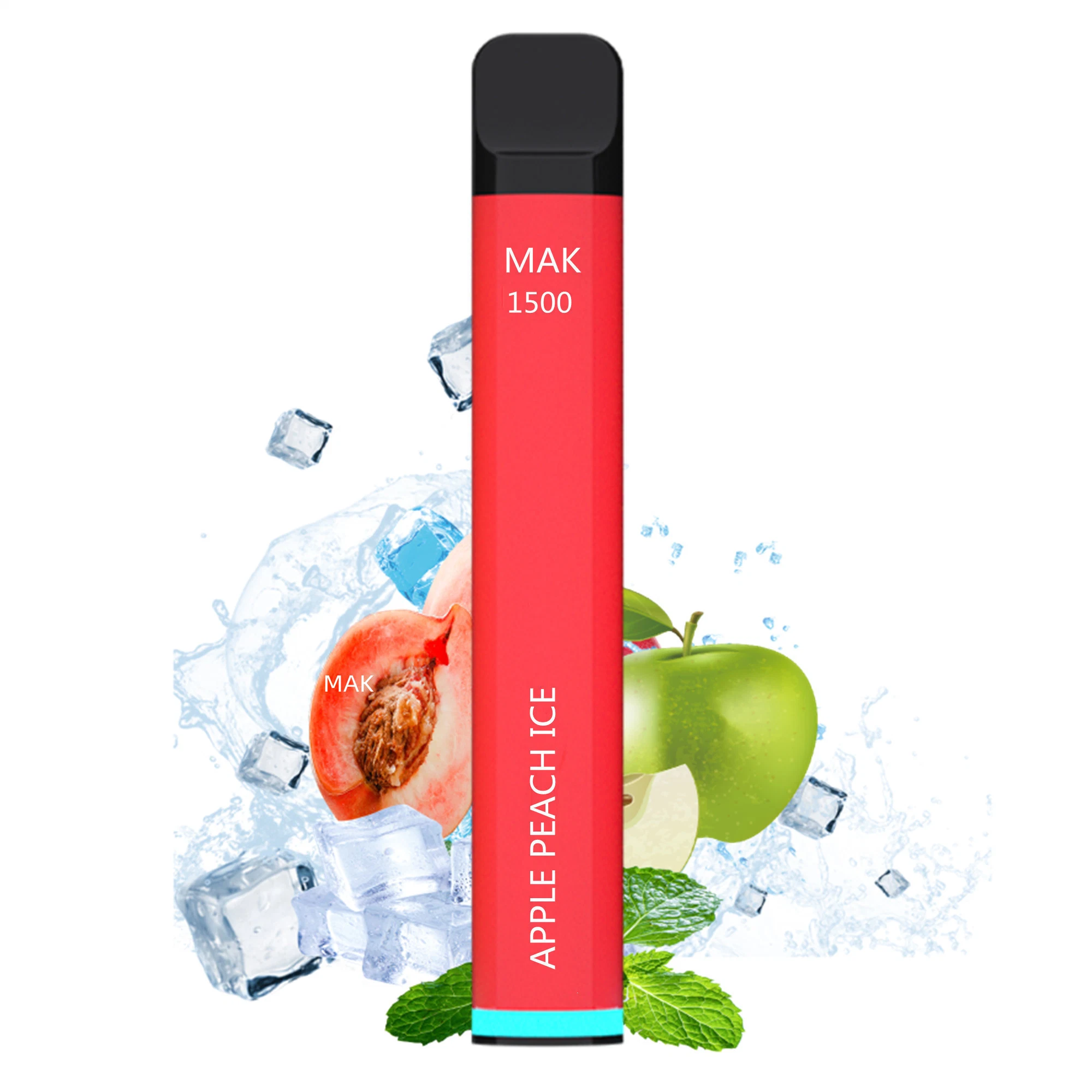 Mak1500bocanadas de Vape Ecigs desechables pluma precio al por mayor de la gran fábrica de cigarrillos E