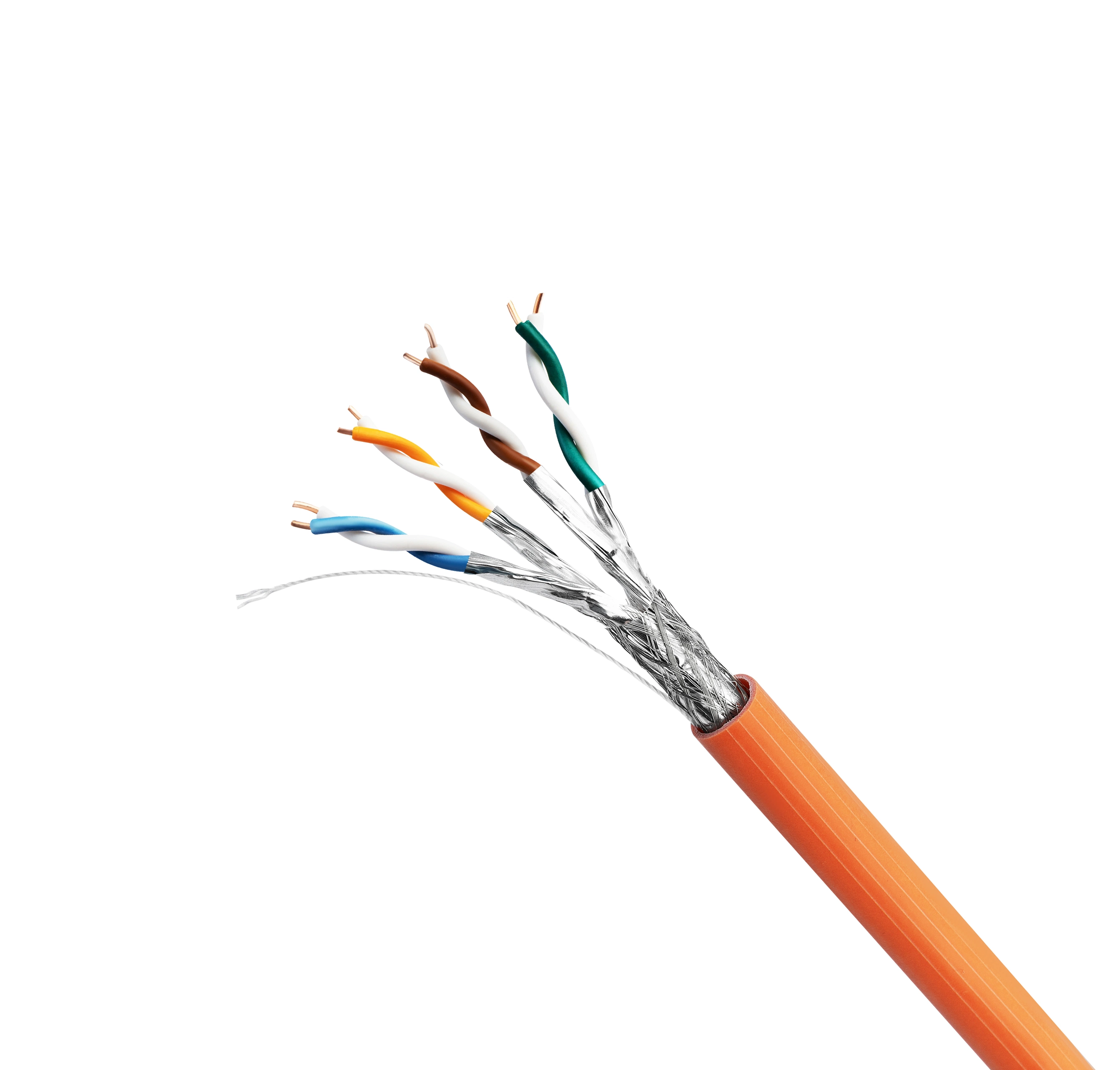 10gbps Data Transfer Speed OFC Conductor PVC or LSZH Jacket SFTP Cat7 Network LAN Cable with Ultimate Performance