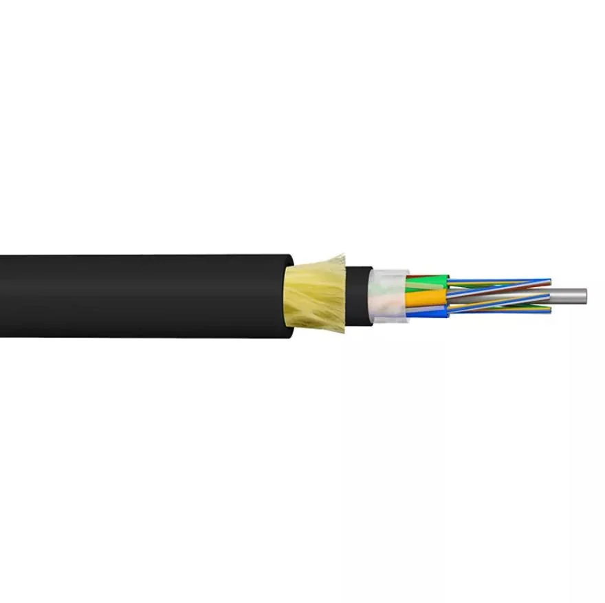 Aerial 12 24 48 96 144 288 Core ADSS G652D Single Mode Loose Tube ADSS G652D/Om2/Om3/Om4 Optical Fiber Cable